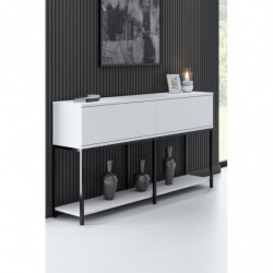 Aparador Lord Negro Blanco Practica Hogar
