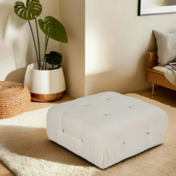 Tuffet Bubblefe Blanco Practica Hogar