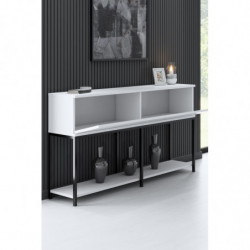 Aparador Lord Negro Blanco Practica Hogar