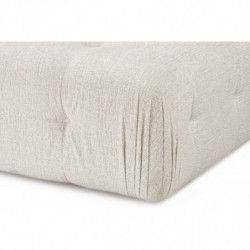 Puff Doblofe Crema Practica Hogar