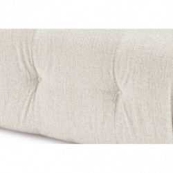 Puff Doblofe Crema Practica Hogar