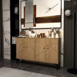 Mueble TV Cria Roble Zafiro Practica Hogar