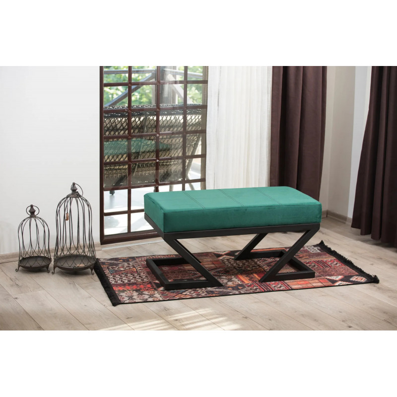 Puff Abay Verde Practica Hogar Puff Abay Verde Practica Hogar
