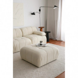 Puff Soli Blanco Practica Hogar