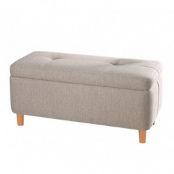 Puff Rocio Beige Practica Hogar