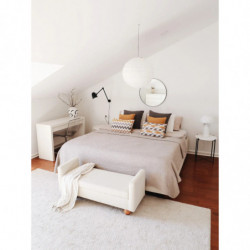 Banco Tedy Sandikli Blanco Practica Hogar