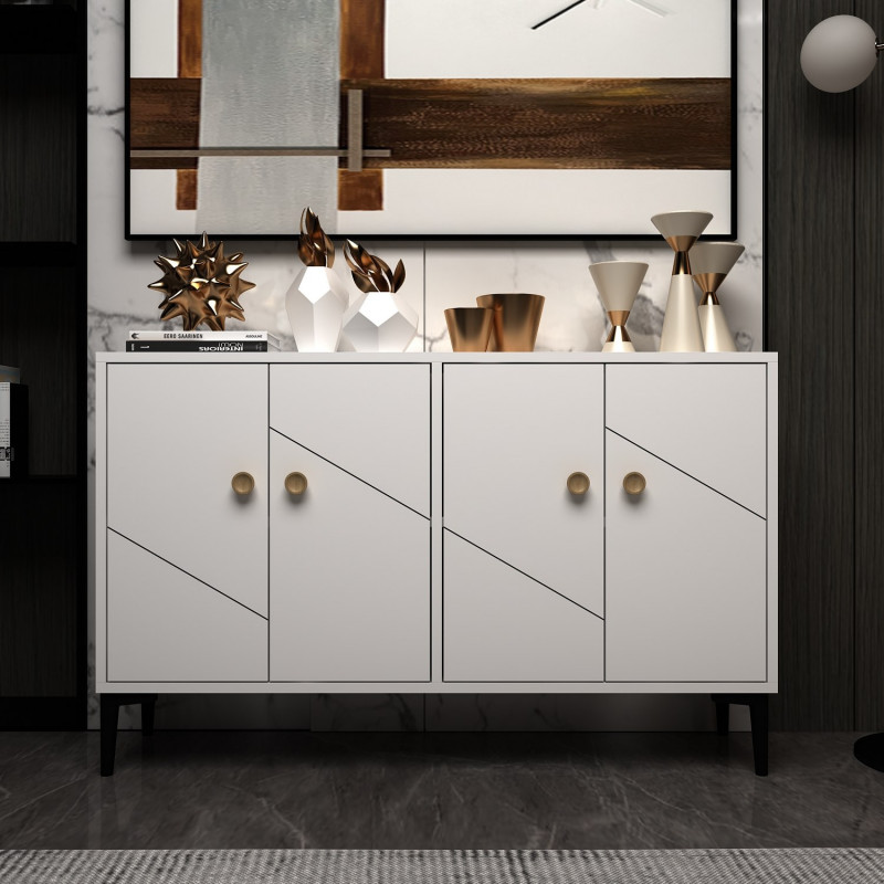 Mueble TV Myria Blanco Practica Hogar Mueble TV Myria Blanco Practica Hogar
