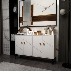 Mueble TV Myria Blanco Practica Hogar