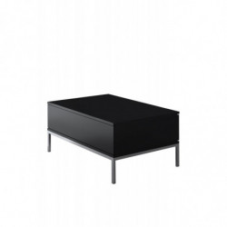 Mesa de centro Lord Negro Plata Practica Hogar