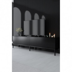 Mueble TV Lord Negro Practica Hogar
