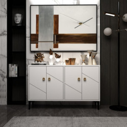 Mueble TV Myria Blanco Practica Hogar