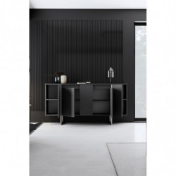 Aparador Luxe Antracita Plata Practica Hogar