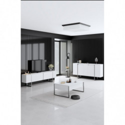 Aparador Luxe Blanco Plata Practica Hogar