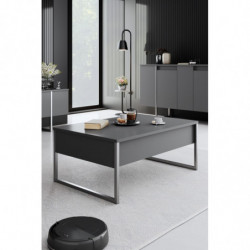 Mesa de centro Luxe Antracita Plata Practica Hogar