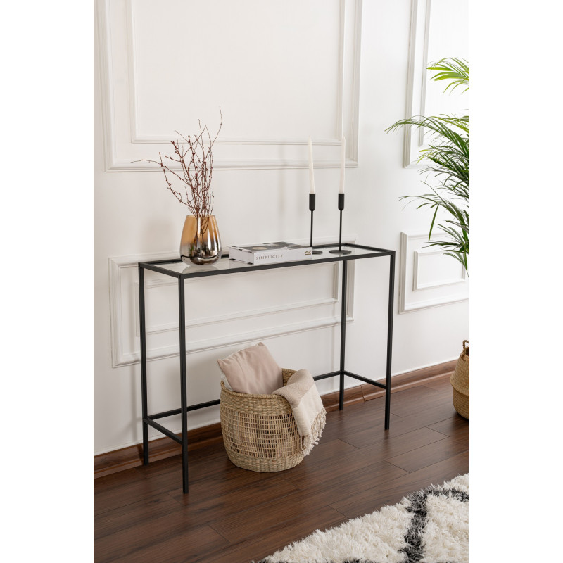 Consola Canvas Negro Practica Hogar Consola Canvas Negro Practica Hogar