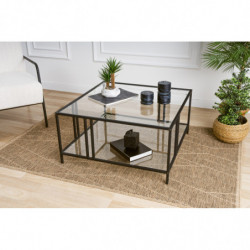Mesa de centro Uranüs Negro Practica Hogar