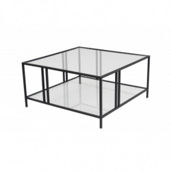 Mesa de centro Uranüs Negro Practica Hogar