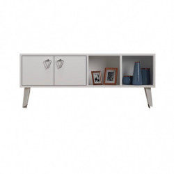 Mueble TV Crava Blanco Practica Hogar