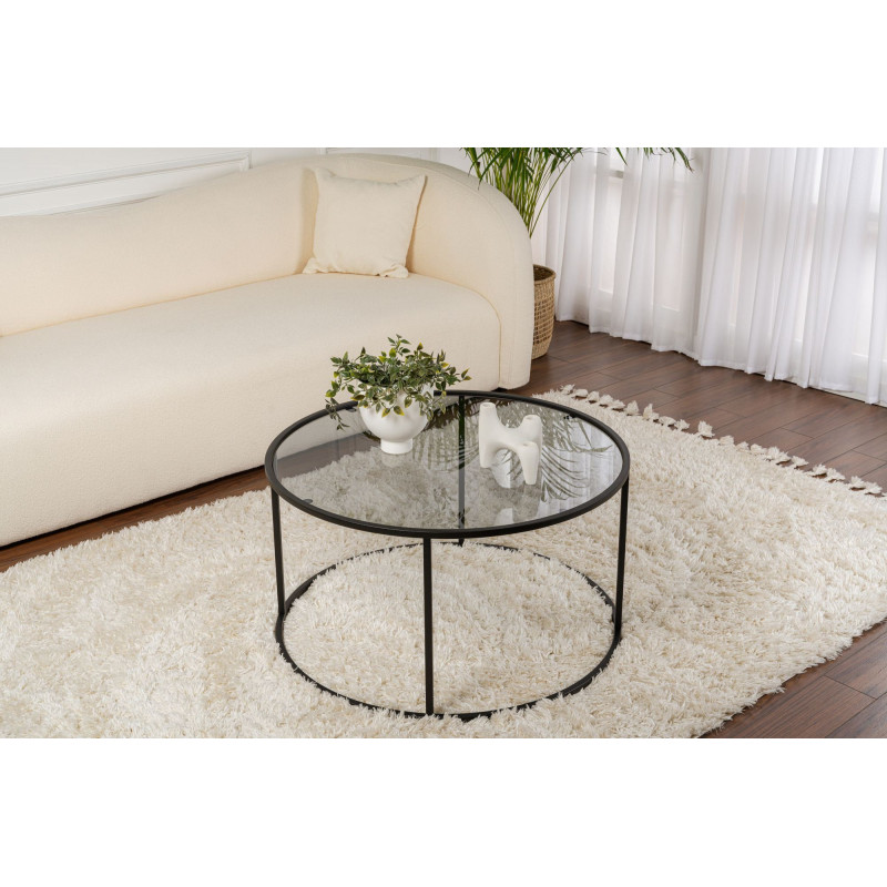 Mesa de centro Startis Negro Practica Hogar Mesa de centro Startis Negro Practica Hogar