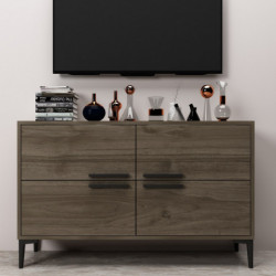 Mueble TV Ctn Nogal Practica Hogar