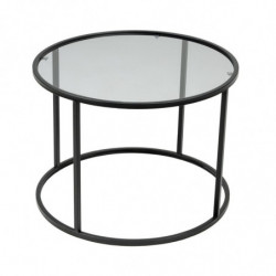 Mesa de centro Startis 60 Negro Practica Hogar