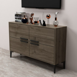 Mueble TV Ctn Nogal Practica Hogar