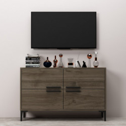 Mueble TV Ctn Nogal Practica Hogar