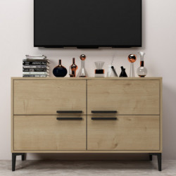 Mueble TV Ctn Roble Zafiro Practica Hogar