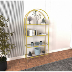 Librería Mona cristal Oro Practica Hogar