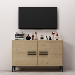 Mueble TV Ctn Roble Zafiro Practica Hogar