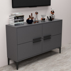 Mueble TV Ctn Antracita Practica Hogar