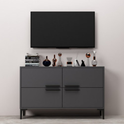 Mueble TV Ctn Antracita Practica Hogar