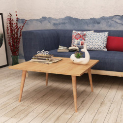 Mesa de centro Leyman Roble Practica Hogar