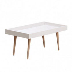 Mesa de centro Cross Blanco Practica Hogar