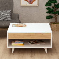 Mesa de centro Silla Roble Blanco Practica Hogar