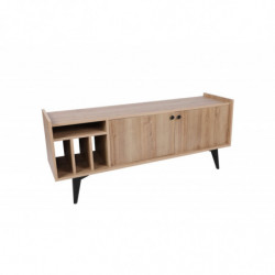 Mueble TV Astana Roble Negro Practica Hogar