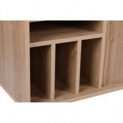 Mueble TV Astana Roble Negro Practica Hogar