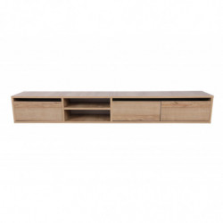 Mueble TV Rust Roble Practica Hogar