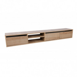Mueble TV Rust Roble Practica Hogar