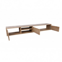 Mueble TV Rust Roble Practica Hogar