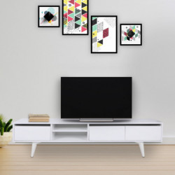 Mueble TV Graz Blanco Practica Hogar