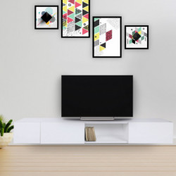 Mueble TV Wagna Blanco Practica Hogar
