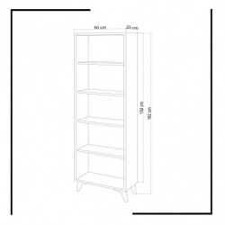 Librería Potena Blanco Practica Hogar