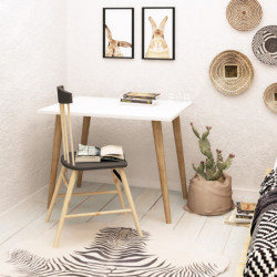 Escritorio de estudio Lery Blanco Practica Hogar