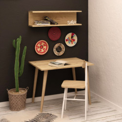 Escritorio de estudio Fluse Roble Practica Hogar