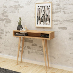Consola Ottoke Roble Blanco Practica Hogar