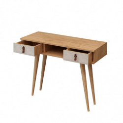 Consola Lawen Roble Blanco Practica Hogar