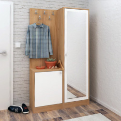 Recibidor Broc Roble Blanco Practica Hogar