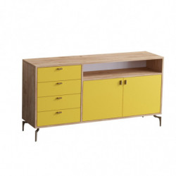 Aparador LİORA Roble Amarillo Practica Hogar
