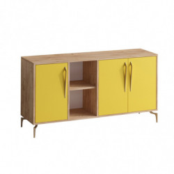 Aparador SUDER Roble Amarillo Practica Hogar